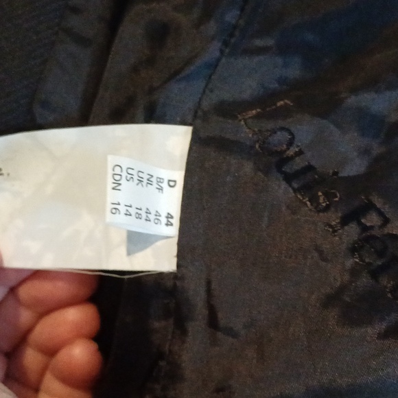 Louis Feraud vintage one button wool blazer jacket 14 womens - Picture 9 of 14